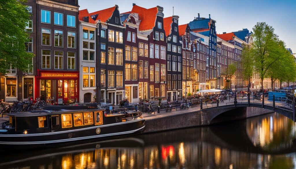 distinctive features of each city, from Berlin's urban industrial charm to Amsterdam's colorful canal-lined streets