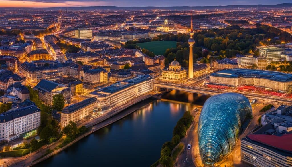 die kontrastreiche Architektur von Berlin und Stuttgart