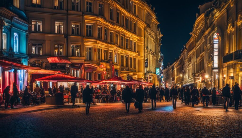 pulsierendes Nachtleben in Berlin und Wien