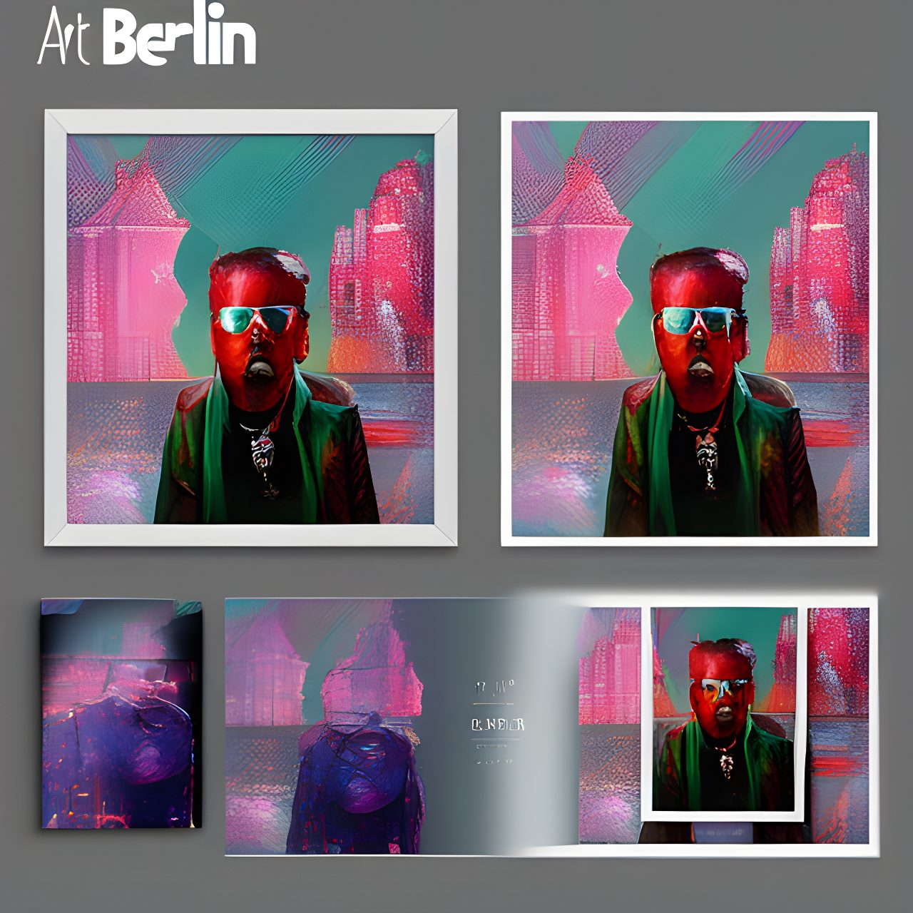 Art Berlin painting, digital art, trending on artstation