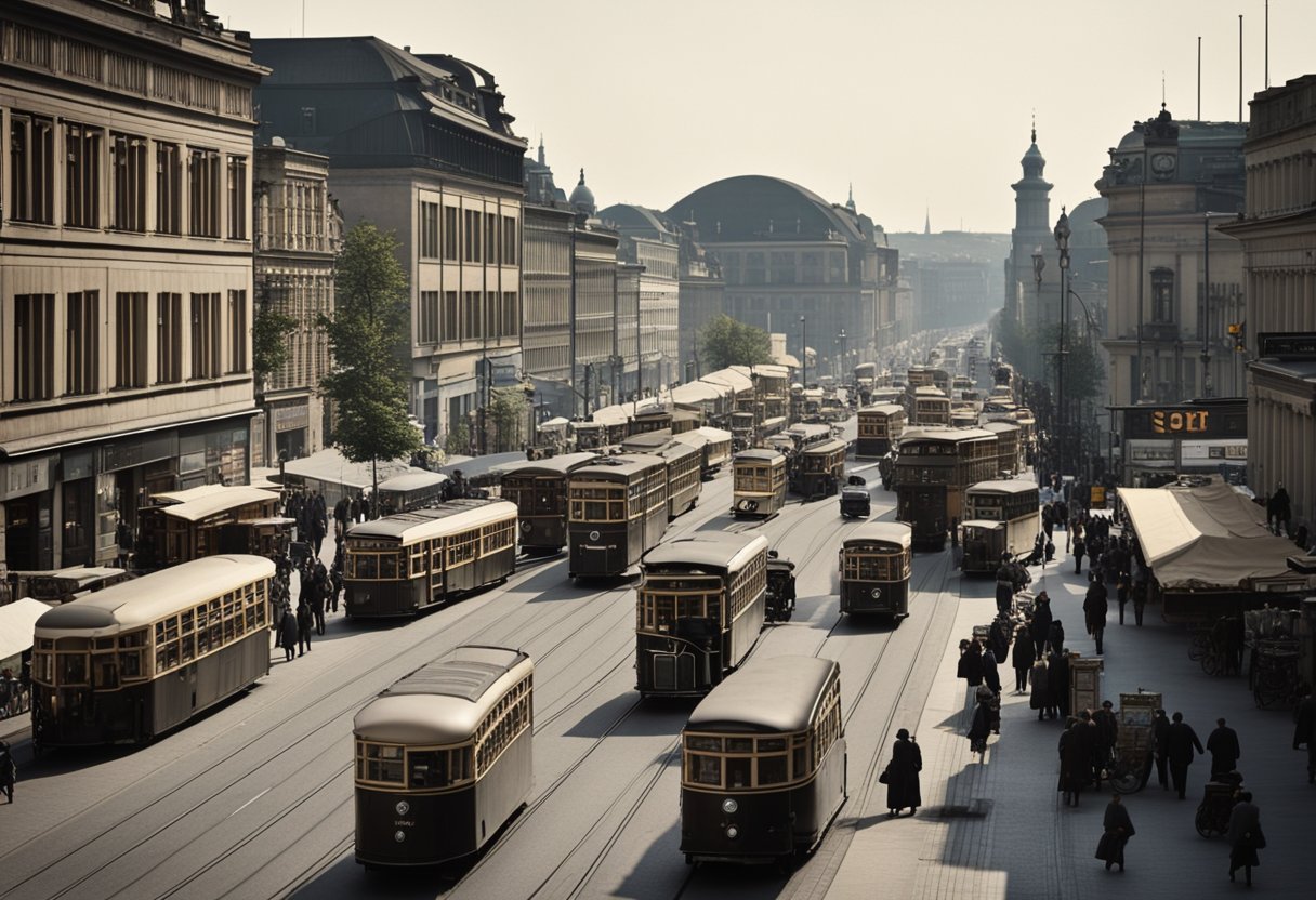 Berlin Deutschland im Jahr 1929
